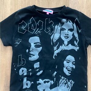 Edikted Black Graphic Tee